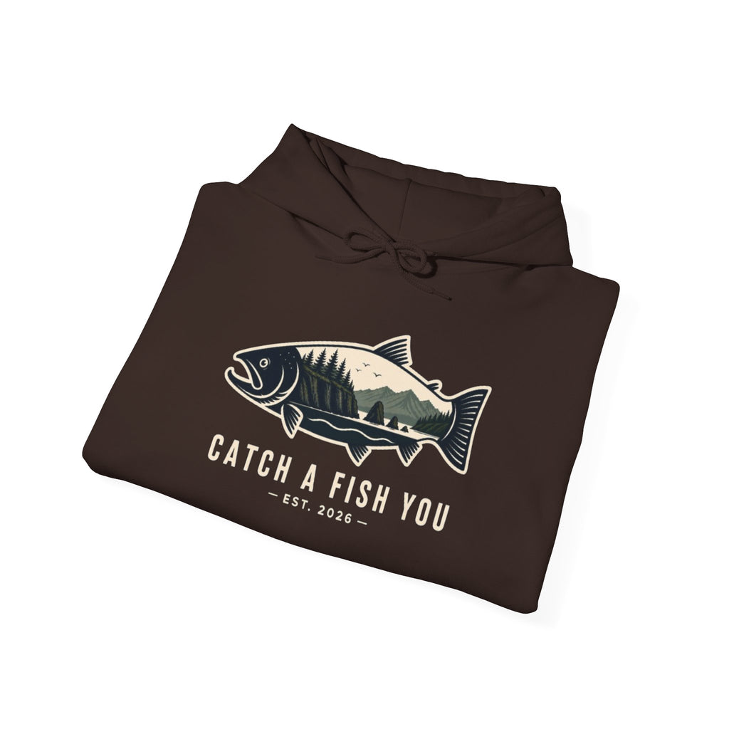 Catch A Fish You Hoodie — Vintage Fishing Fish Graphic Sweatshirt