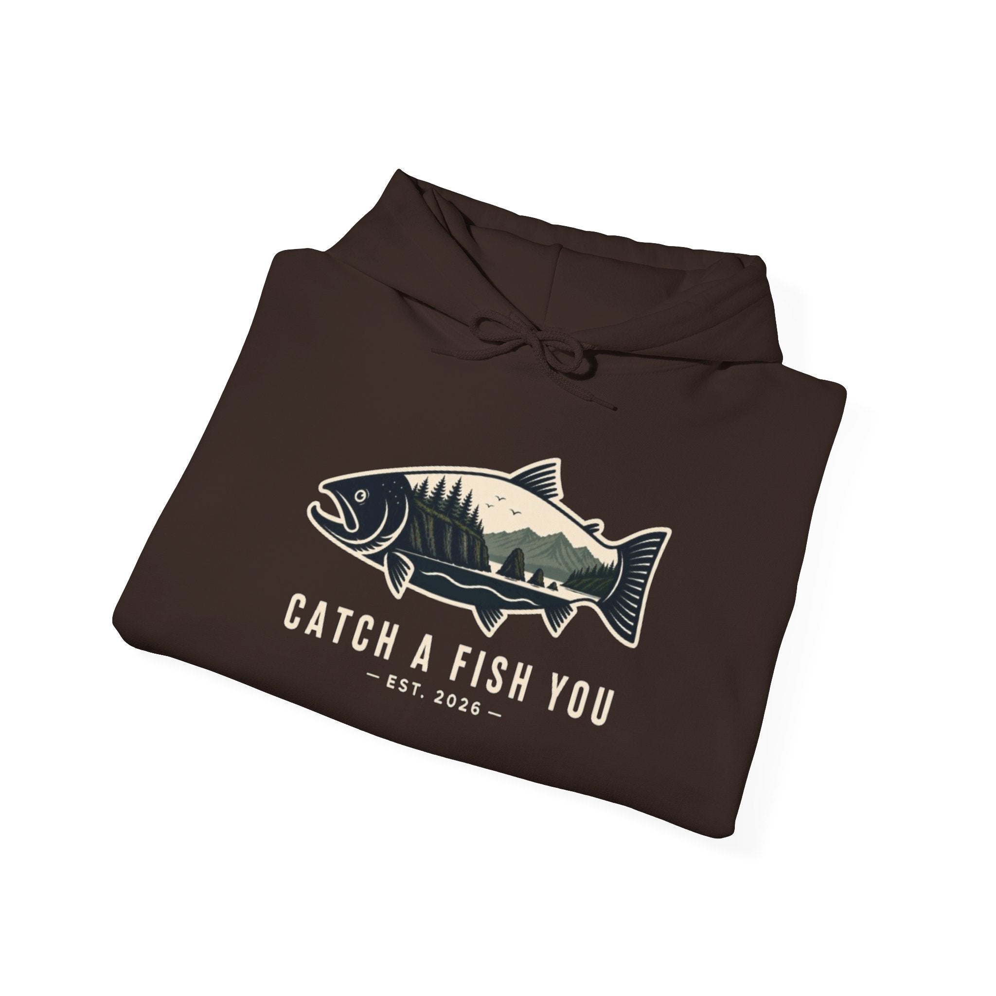 Catch A Fish You Hoodie — Vintage Fishing Fish Graphic Sweatshirt