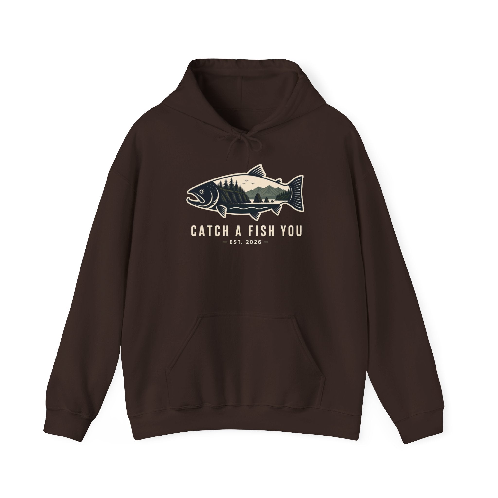 Catch A Fish You Hoodie — Vintage Fishing Fish Graphic Sweatshirt