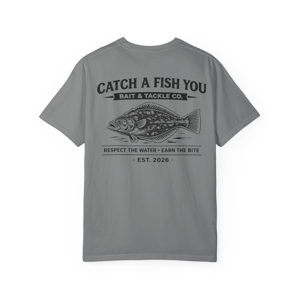 Fishing T-Shirt — "Catch A Fish You" Bait & Tackle Graphic Tee