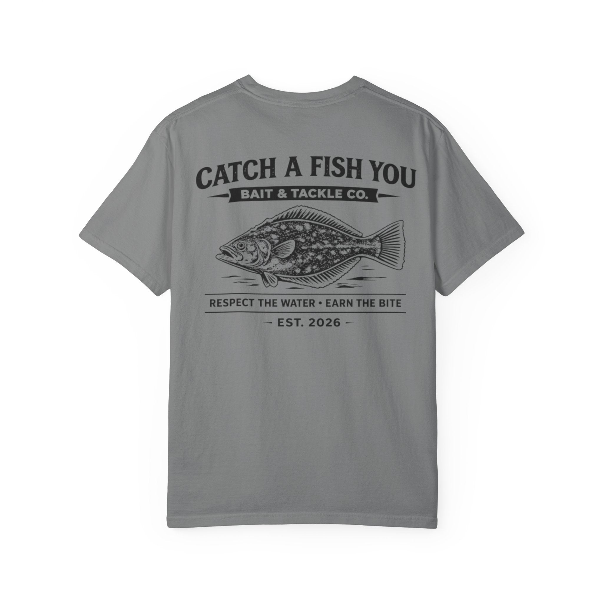 Fishing T-Shirt — "Catch A Fish You" Bait & Tackle Graphic Tee