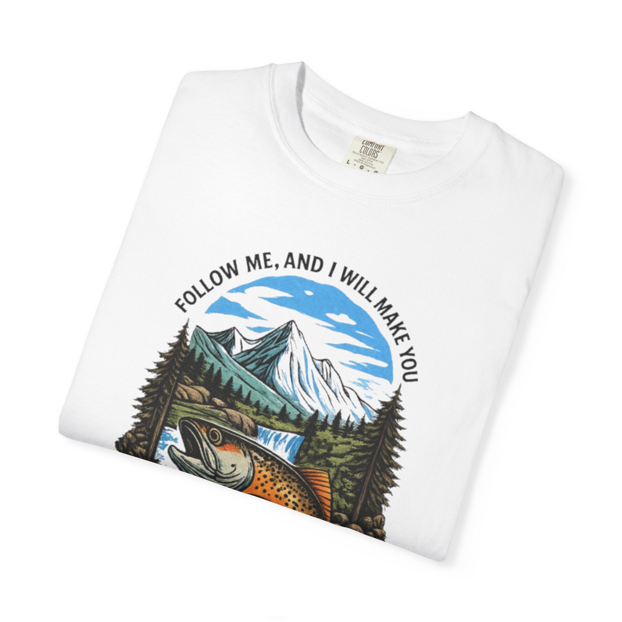 Fishers of Men T-Shirt — Christian Fishing Graphic Tee (Matthew 4:19)
